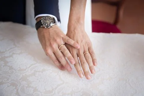 Rings exchange Stock Photos