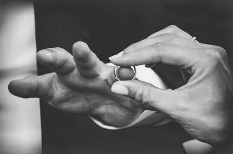 Rings exchange Stock Photos