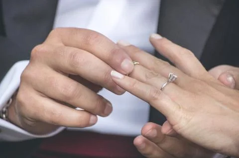 Rings exchange Stock Photos