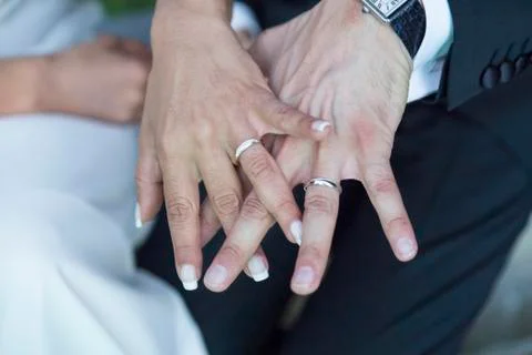 Rings exchange Stock Photos