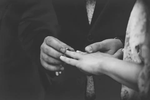 Rings exchange Stock Photos