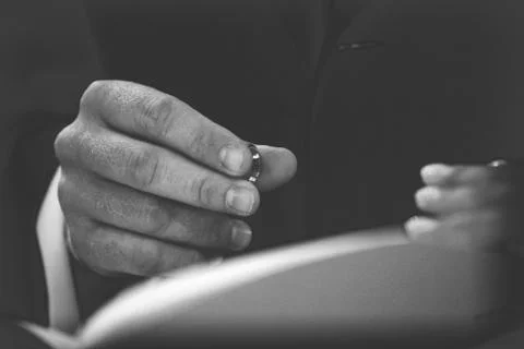 Rings exchange Stock Photos