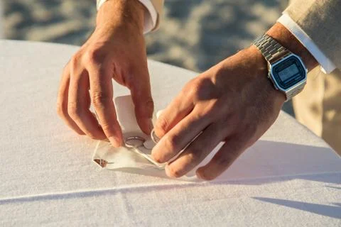 Rings exchange Stock Photos