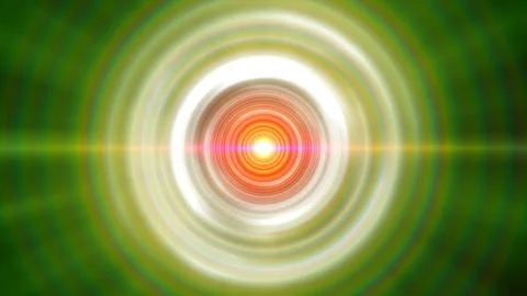Rings light ray Orb neon ray light Stock Illustration