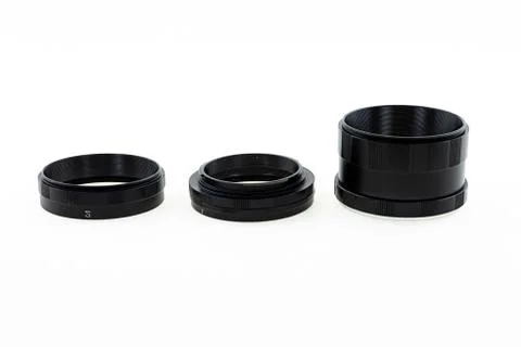 Rings macro camera close up shot isolated background vertical photo Stock Photos