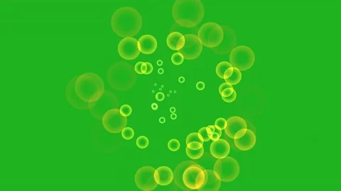 Rings projection motion graphics with green screen background Stock Footage 219948178