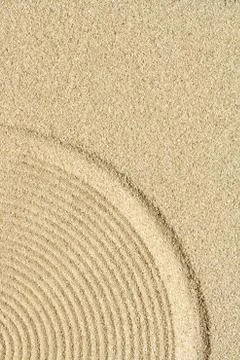 Rings on sand Stock Photos