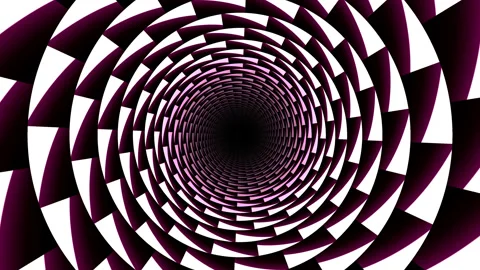 Rings of Triangles Looping Tunnel Stock Footage 139713531