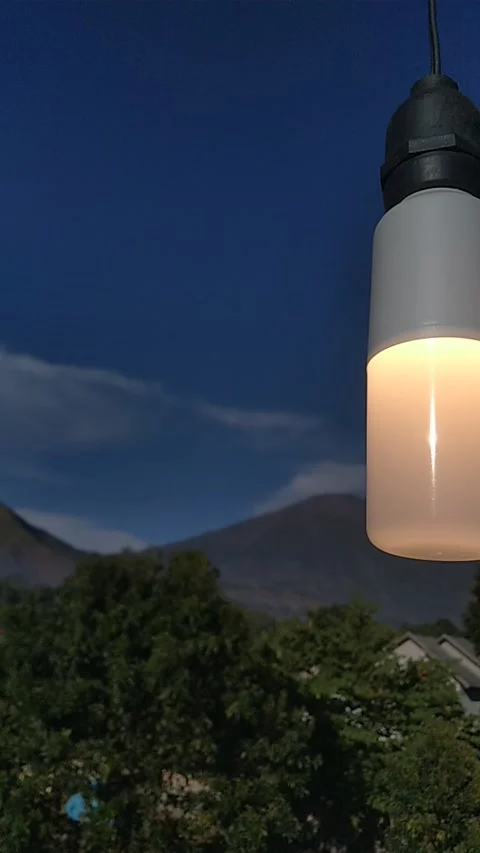 RINJANI MOUNTAIN Stock Footage 207989101