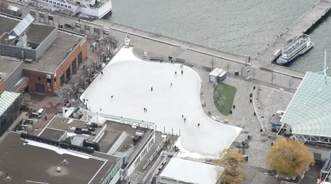 Rink Ice Skating Stock Footage 40711784