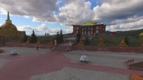 Rinpoche Bagsha temple complex in Ulan-Ude Stockbeeldmateriaal 103449516