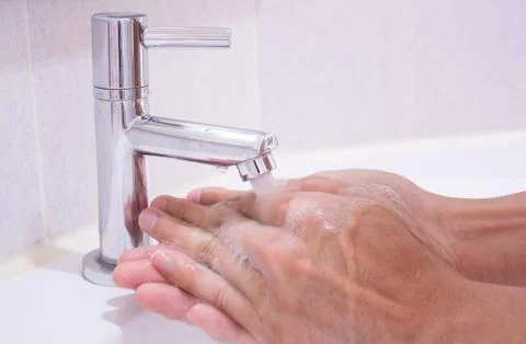 Rinsing Foto stock