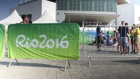 Rio 2016: Slow-mo and timelapses from the Olympic Park Stock Footage 148702018