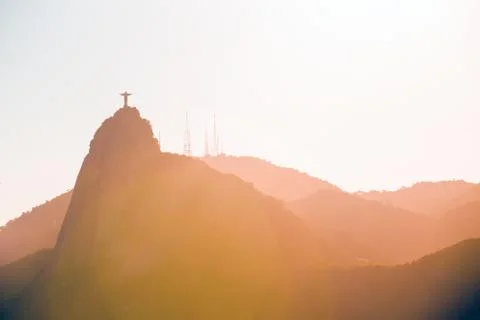 Rio aerial view Foto stock