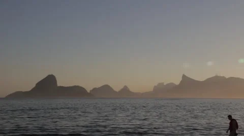 Rio de Janeiro from afar Stock Footage 59519745