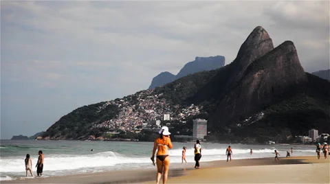 Rio de Janeiro Beach Stock Footage 39347278