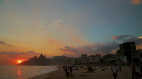 Rio de Janeiro beach timelapse 4k Stock Footage 151249310