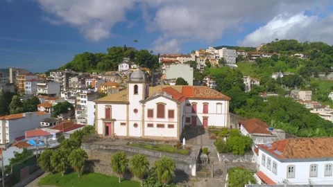 RIO DE JANEIRO, BRASIL - MAY, 2023: Aerial drone panorama view of famous Stock-Footage 240556353