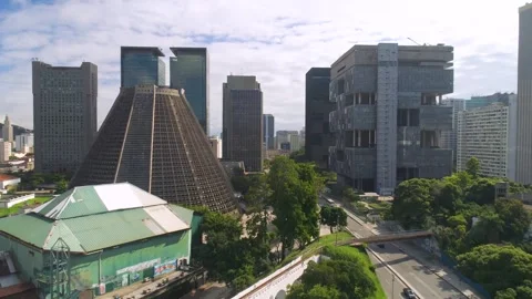 RIO DE JANEIRO, BRASIL - MAY, 2023: Aerial drone panorama view of famous 库存影片 240561898