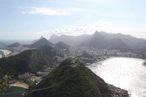 Rio De Janeiro, Brasil - Timelapse - Sugarloaf Mountain Stock Footage