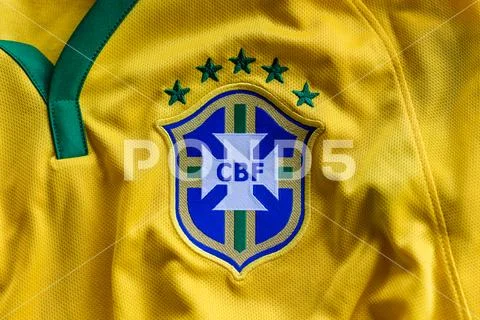 Rio de Janeiro, Brazil - circa February, 2018. - Brazilian Footb Stock Photos