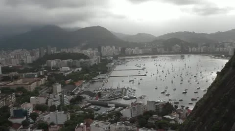 Rio de Janeiro cable car rising Stock Footage 11140717