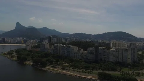 Rio de Janeiro with Christ the Redeemer Stock Footage 87967942