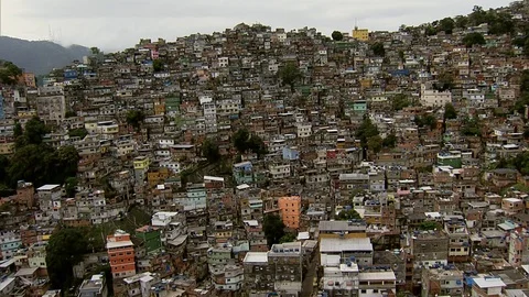 Rio de janeiro Favela Stock Footage
