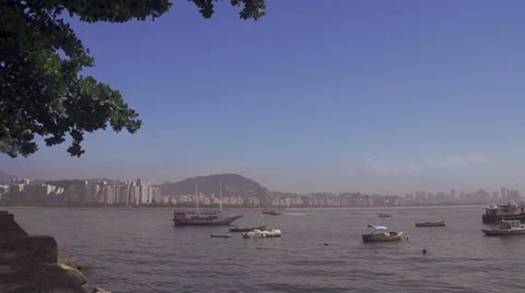 Rio De Janeiro harbor est shot 2 動画素材 37346889