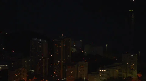 Rio de Janeiro by Night Video stock 34658112