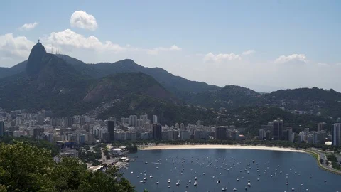 Rio de Janeiro Panoramic view from above Stock Footage 125056234