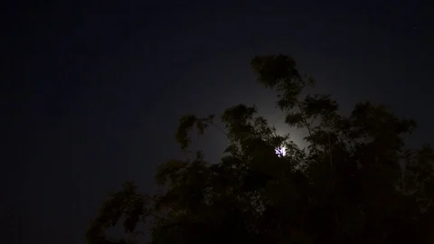 Rio de Janeiro - RJ - Lua - Noite timelapse Stock Footage 125990337