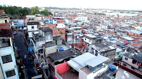 Rio de Janeiro Slum / Favela do Jacarezinho Stock Footage 33606262