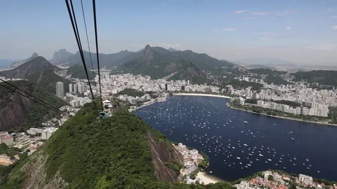 Rio de Janeiro from Sugar Loaf Stock Footage 227567367