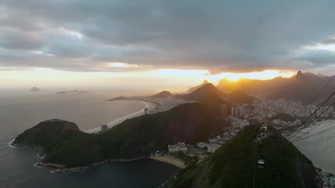 Rio De Janeiro sunset Stock Footage 255906423