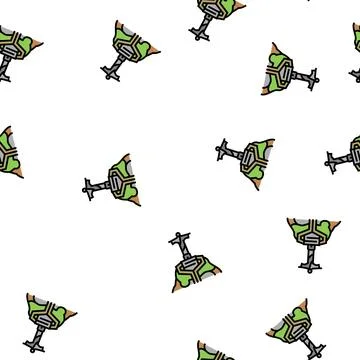 Rio de janeiro vector seamless pattern Stock Illustration