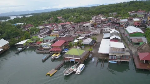 Rio Dulce aerial Video stock 87307903