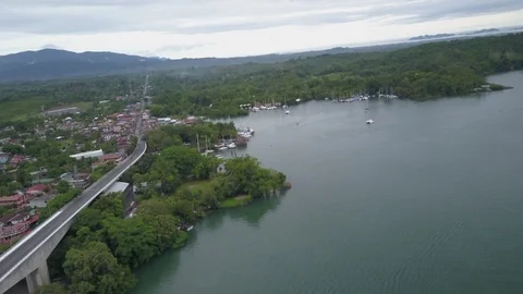 Rio Dulce Bridge Video stock 87307274