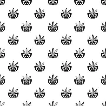 Rio festive mask pattern seamless 스톡 일러스트