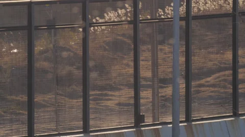 Rio Grande River through Border Fence Video stock 60131013
