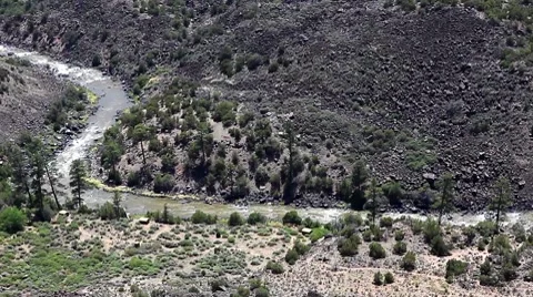 Rio Grande at Wild Rivers Stock Footage 8568545