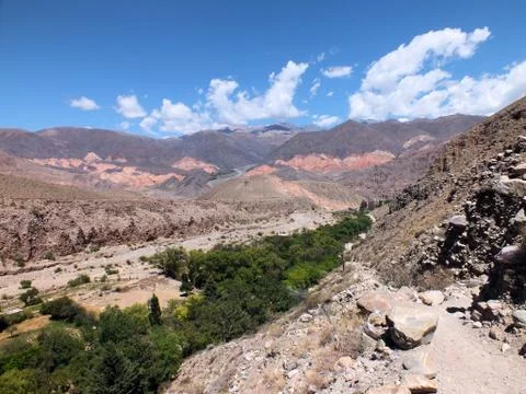Rio Hasamayo valley Stock Photos