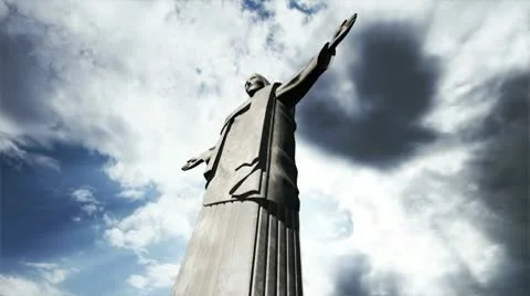 Rio Jesus Clouds Timelapse 13 Stock Footage 10686257