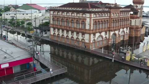 Rio Negro record flood Stock Footage 155201674