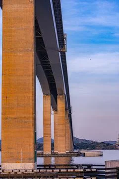 Rio-Niterói Bridge, Rio de Janeiro, Brazil Stock Photos