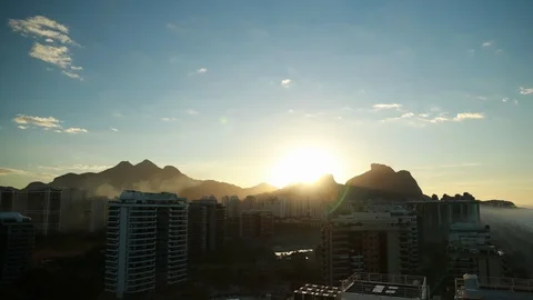 Rio Sunset TL Stock Footage 89775484