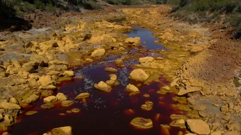 Rio Tinto Channel Stock Footage 49001487