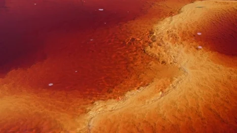 Rio Tinto river Stock Footage 79544303