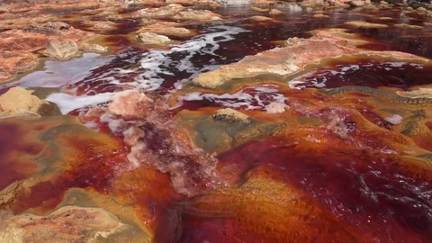 Rio Tinto river Stock Footage 79544393