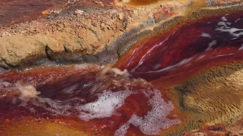 Rio Tinto river Stock Footage 79544401